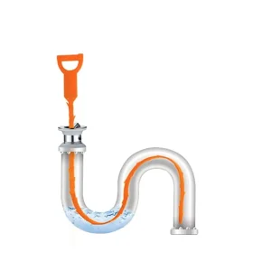 Accessorio per pulire i tubi di scarico