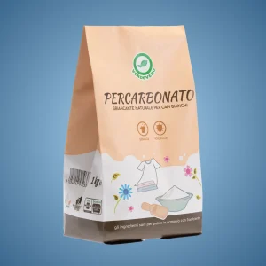 Percarbonato sbiancante da 1kg – Confezione ZERO PLASTICA