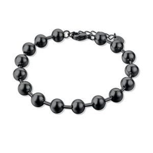 Brand Gioielli Collezione Blaze Bracciale Catena Pearl Nero