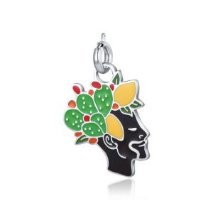 Brand Gioielli Collezione Sicily Charm Testa di Moro Uomo